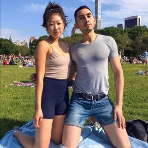 Gold Glimmer Cami Crop Top